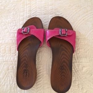 Dr. Scholls PINK "comfort series" slide sandal, 9
